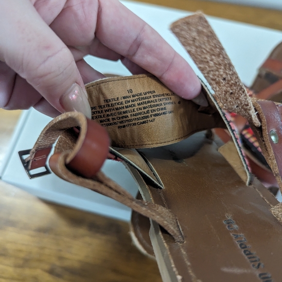 Faux Leather Sandals - Picture 4 of 5